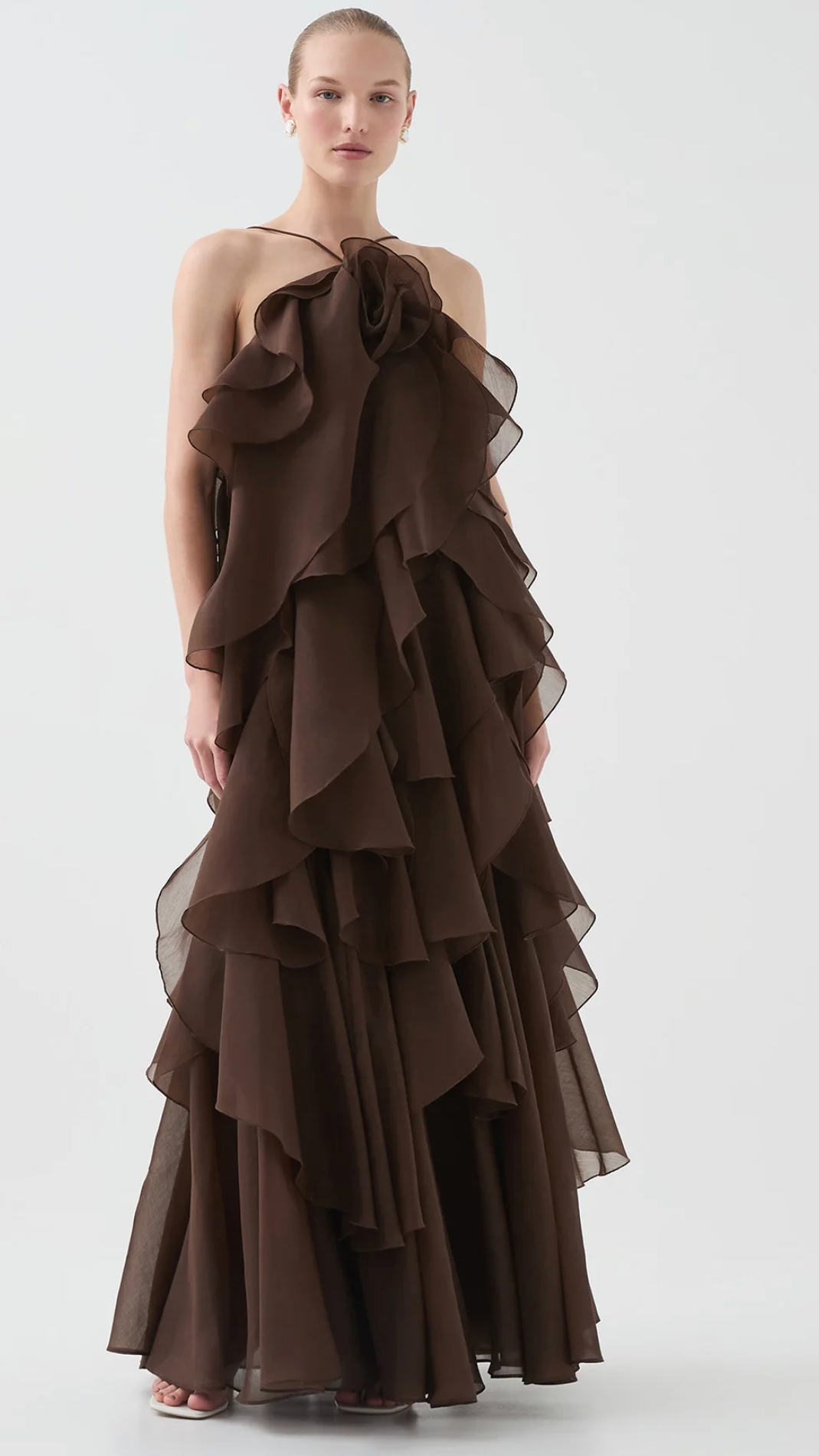 Aje Pandorea Layered Maxi Dress