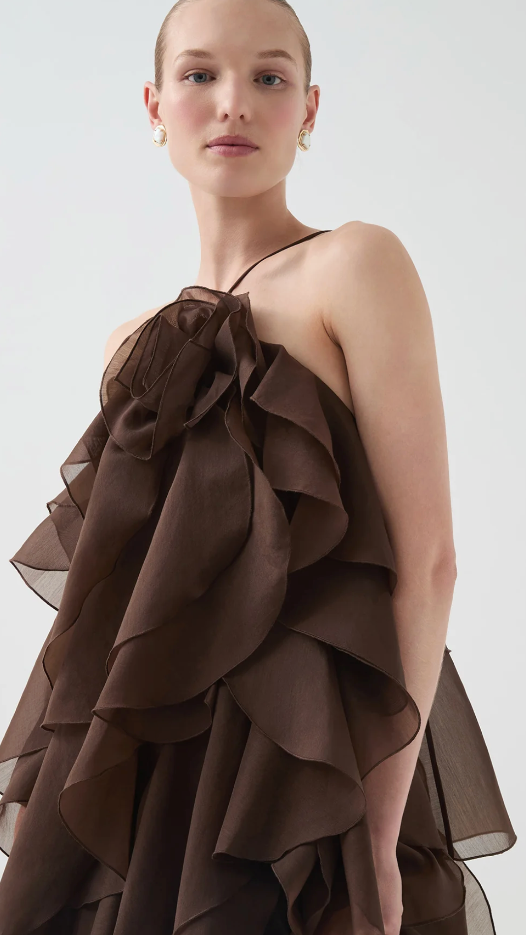 Aje Pandorea Layered Maxi Dress