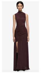 Bec and Bridge Marabou Maxi Dress