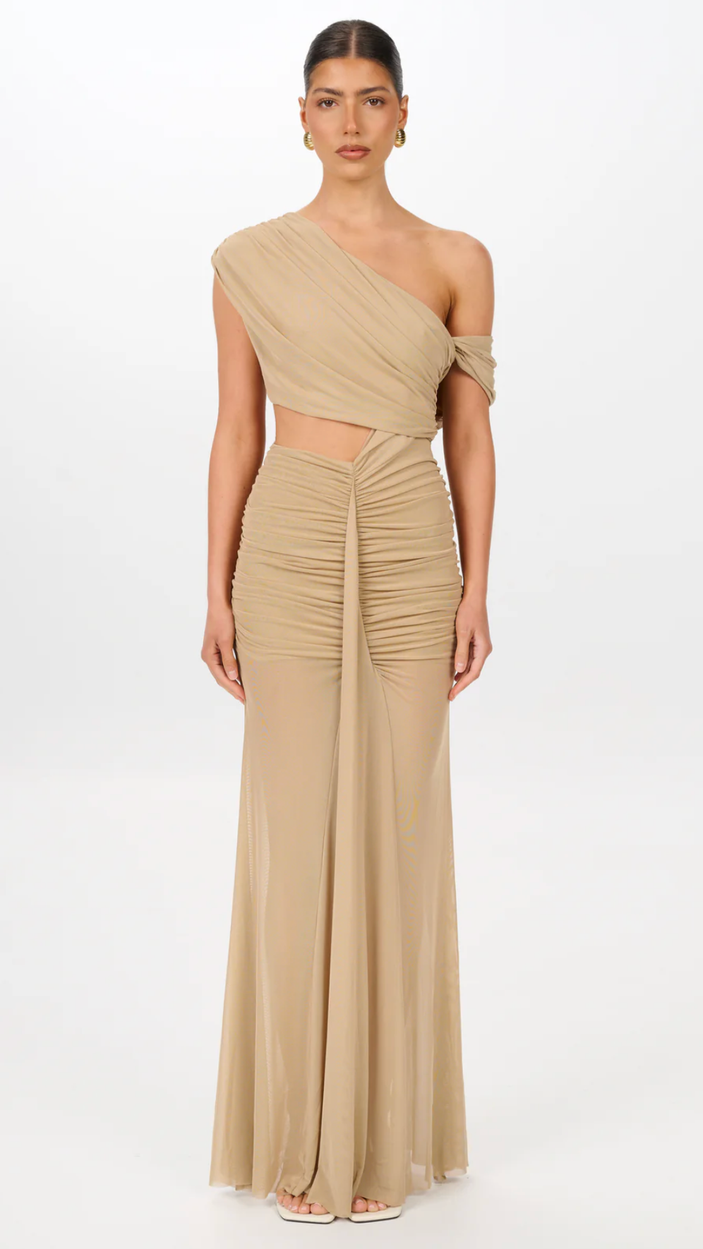Jefre Sei Zimi Mesh Maxi Dress
