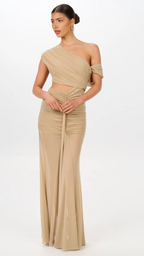 Jefre Sei Zimi Mesh Maxi Dress
