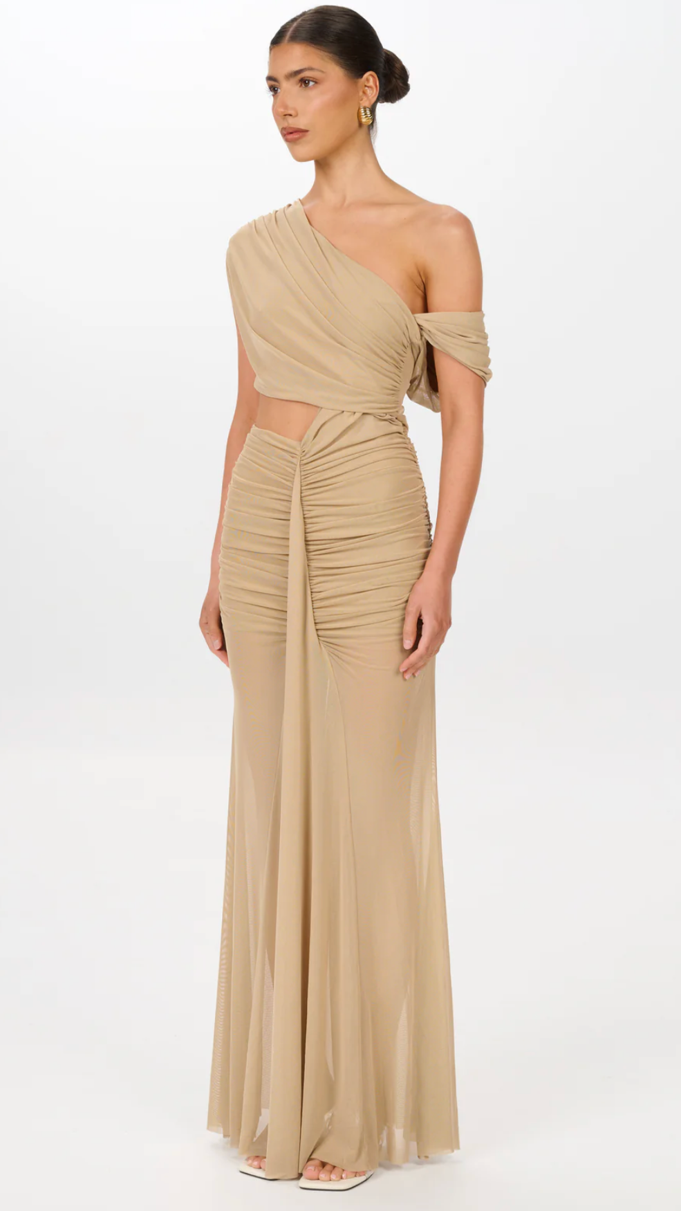Jefre Sei Zimi Mesh Maxi Dress