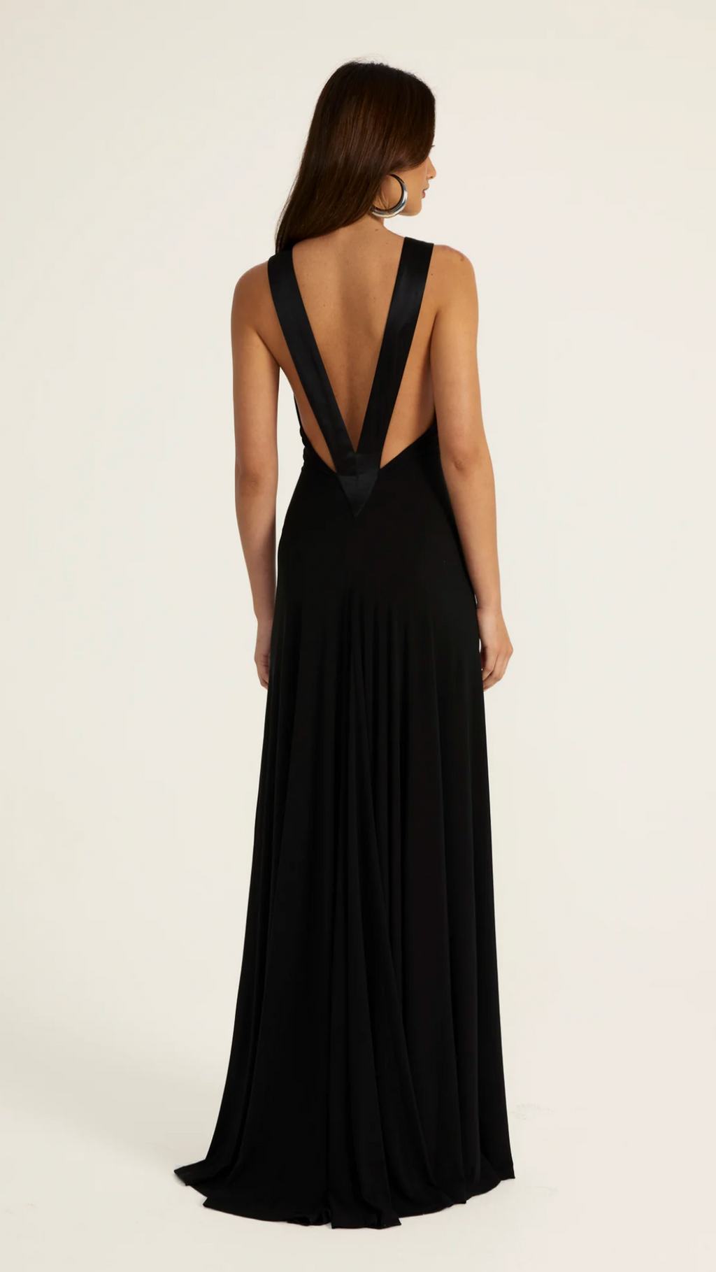ANCE GRIA ROSA GOWN BLACK