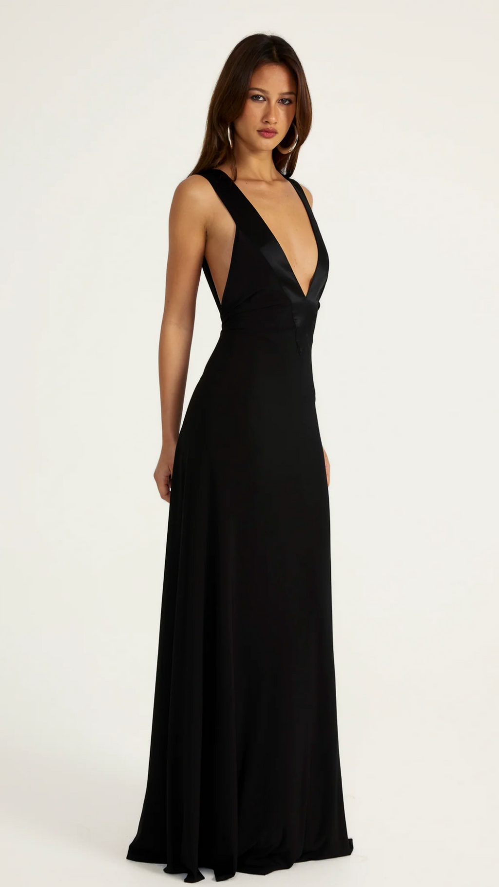 ANCE GRIA ROSA GOWN BLACK