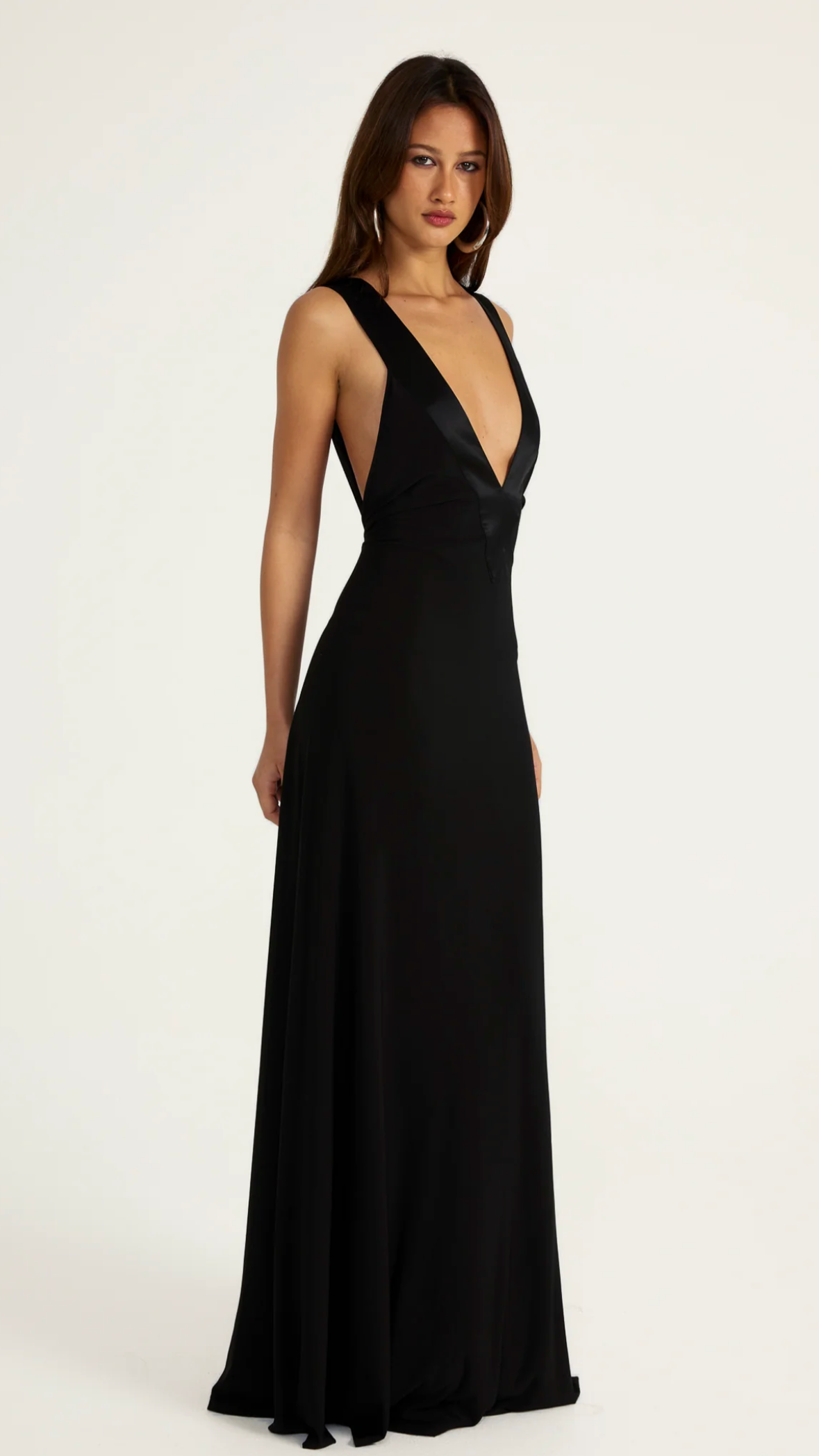 ANCE GRIA ROSA GOWN BLACK
