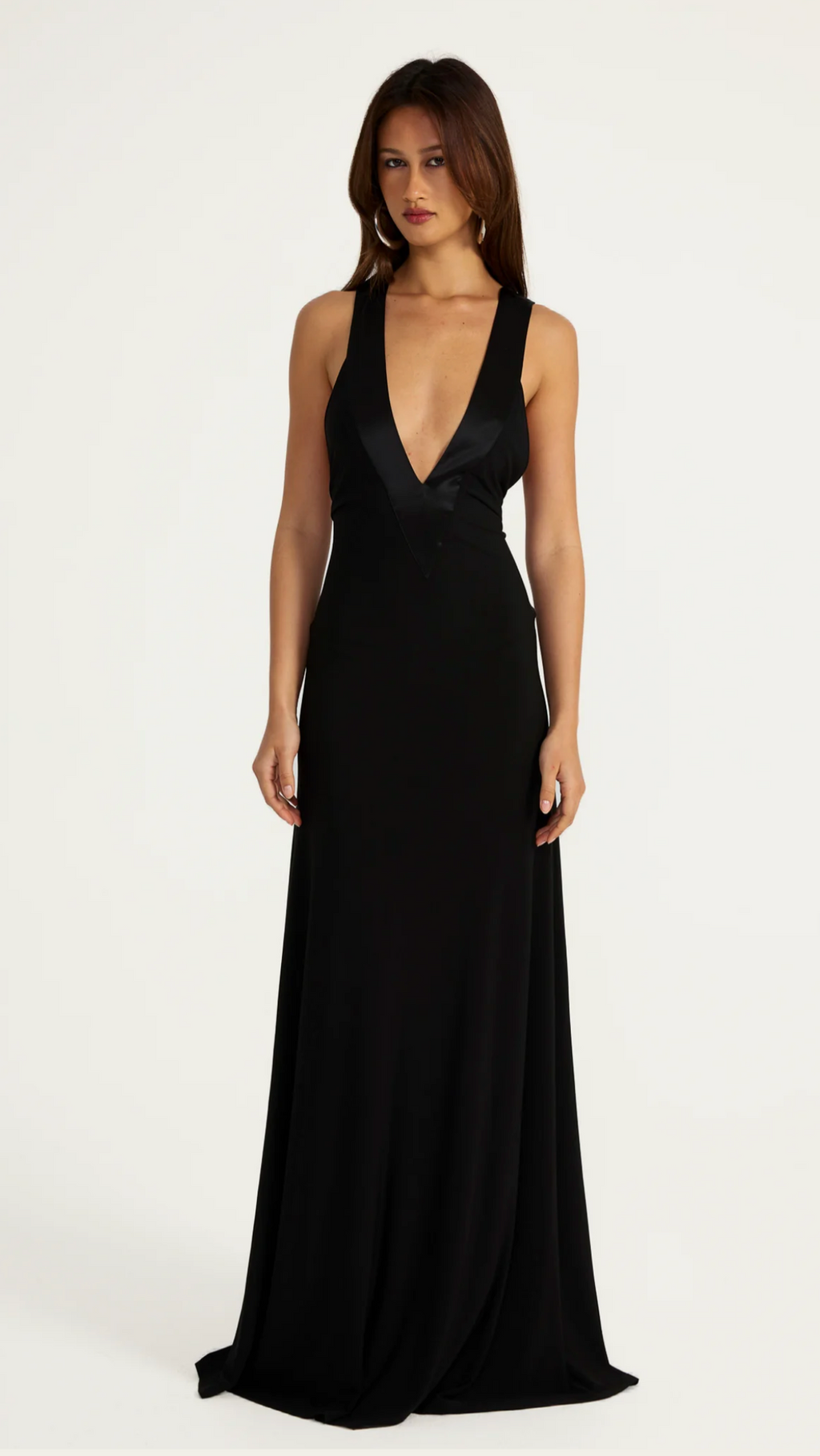 ANCE GRIA ROSA GOWN BLACK