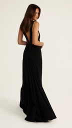ANCE GRIA ROSA GOWN BLACK
