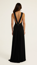 ANCE GRIA ROSA GOWN BLACK