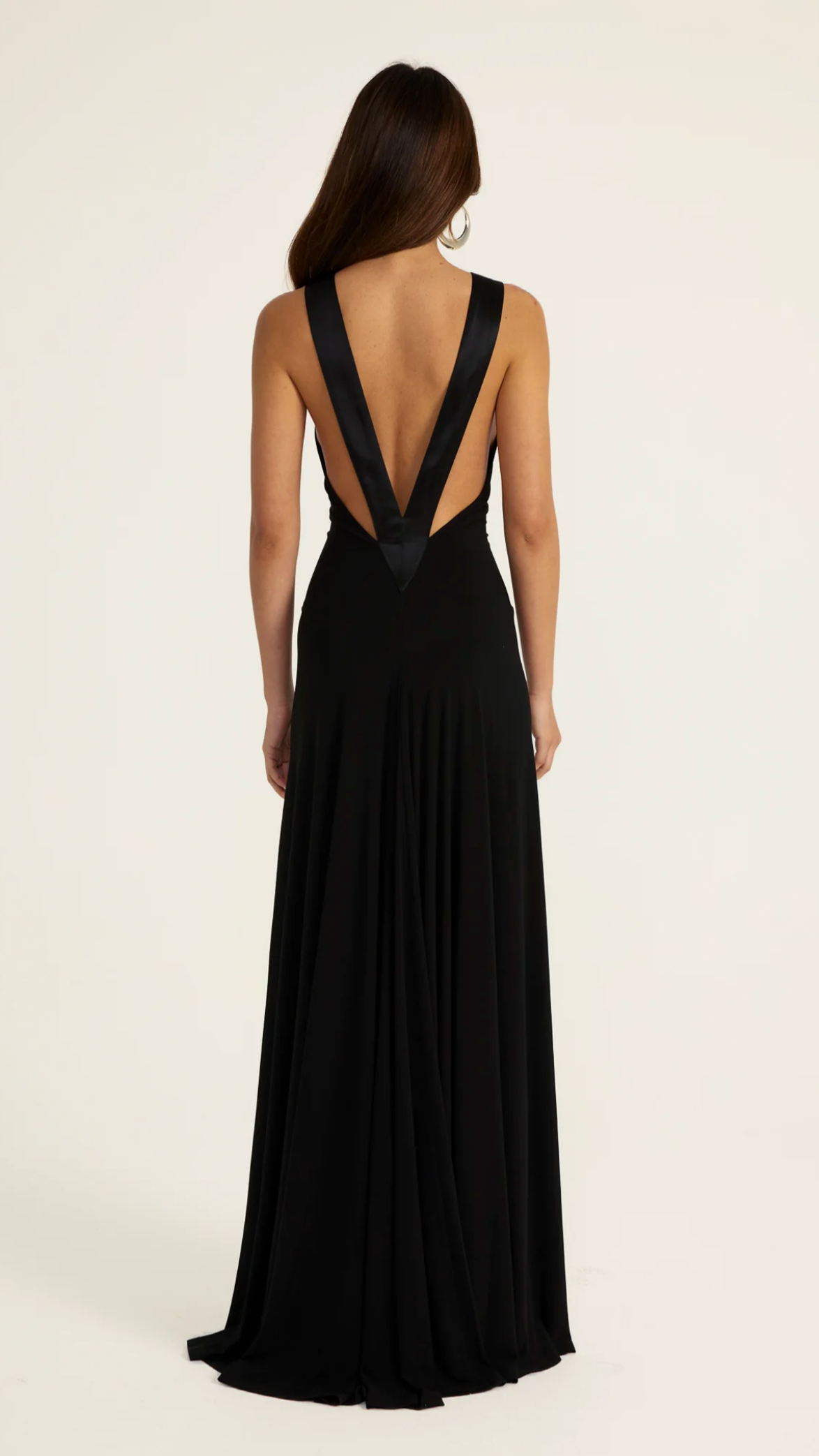 ANCE GRIA ROSA GOWN BLACK